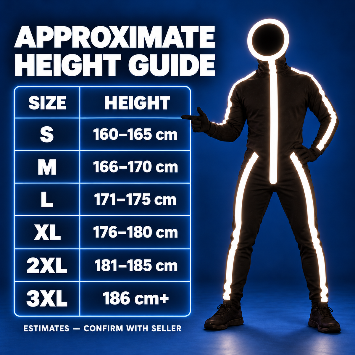 NightGlow Stick Figure Costume™