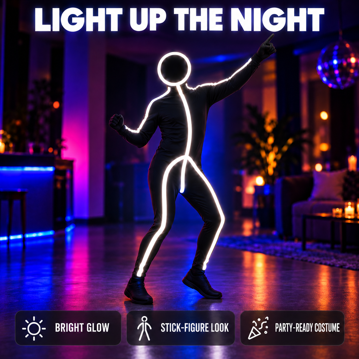 NightGlow Stick Figure Costume™